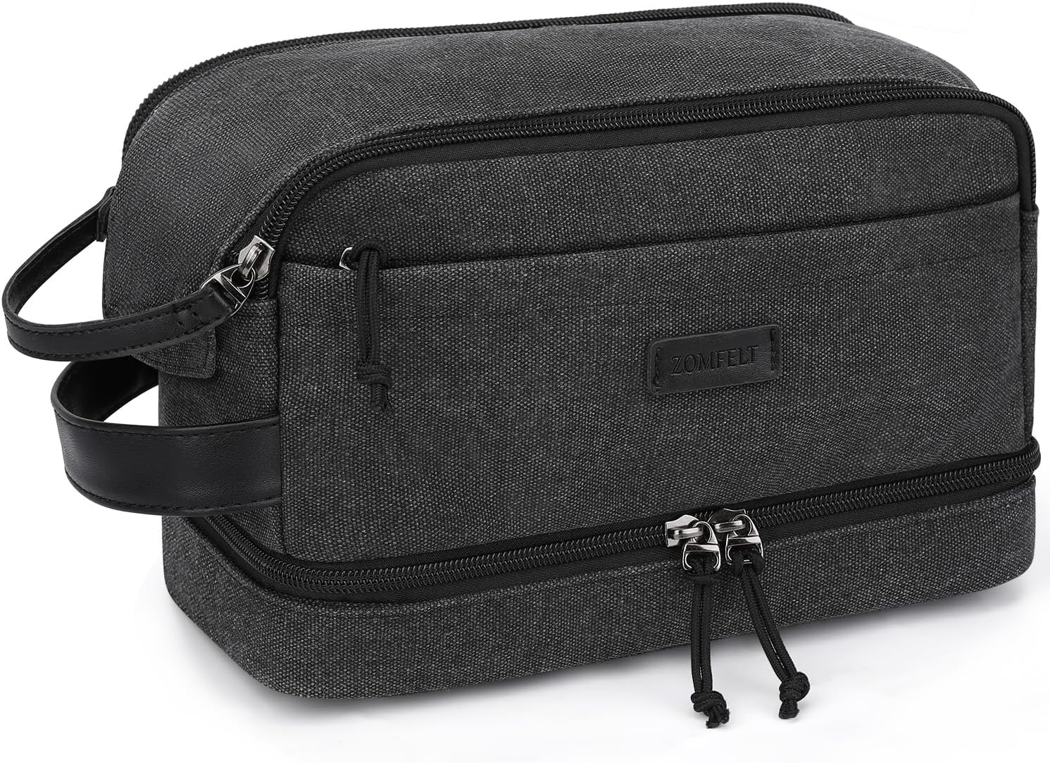 Detalle de ZOMFELT Toiletry Bag Canvas travel dopp kit