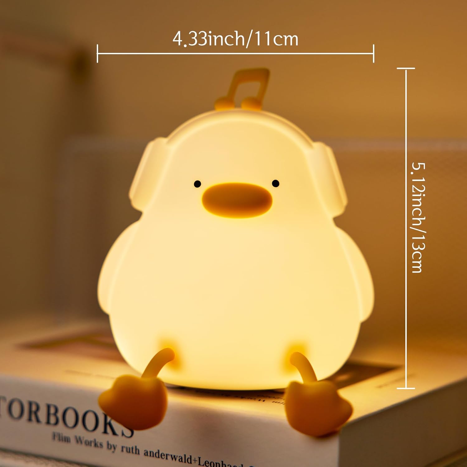 Thumbnail 3 de YuanDian Duck Nachtlicht (Silikon-Ente) – warmes Kinderschlaflicht zum Aufladen
