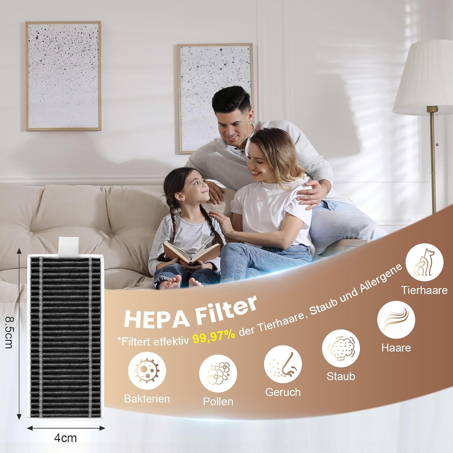 Detalle de 21-teiliges Zubehör-Set für Ecovacs X11 OMNICYCLONE Saugroboter – Ersatzteile
