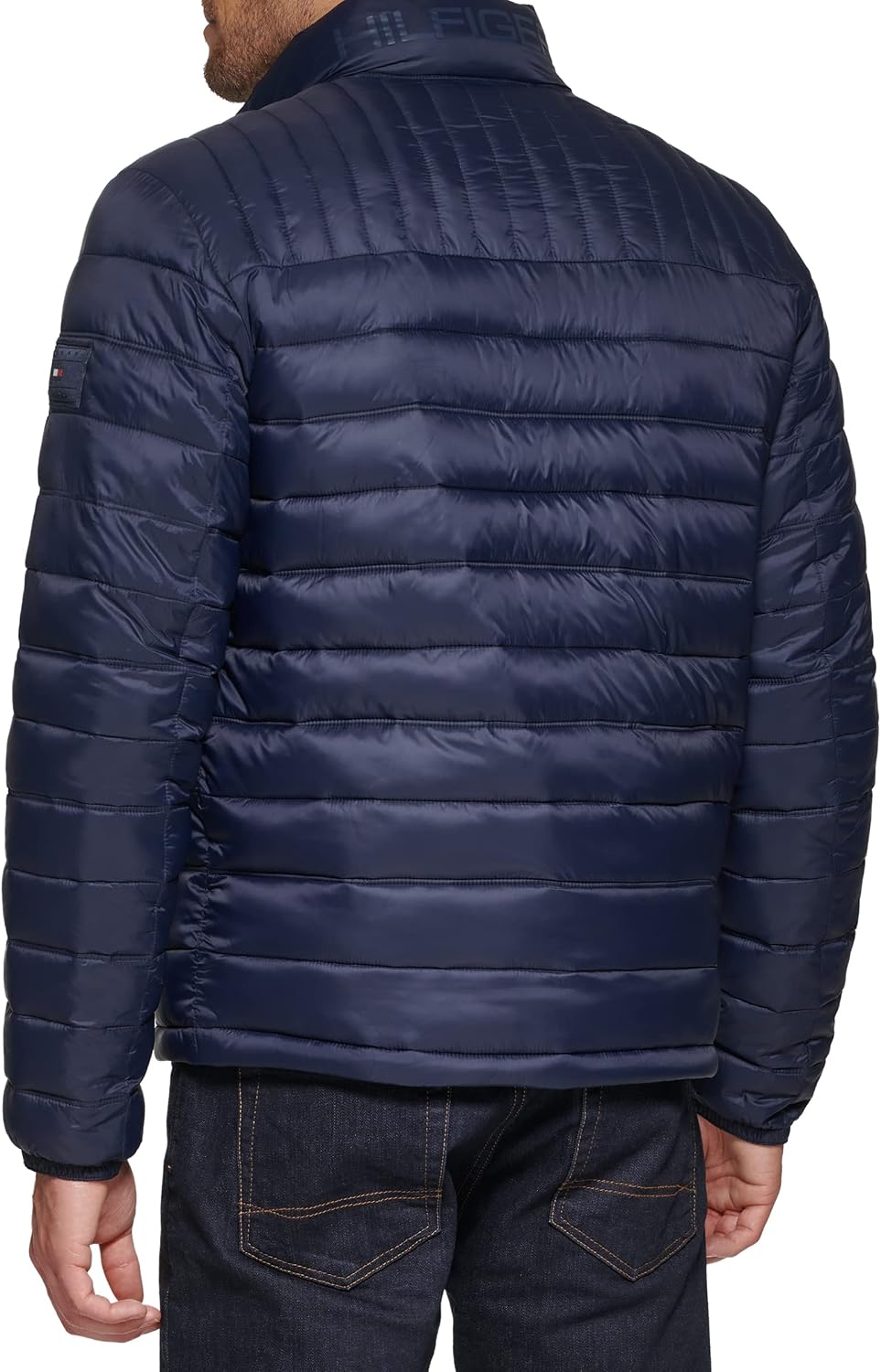 Detalle 2 de Tommy Hilfiger Mens Embroidered Logo Puffer Jacket