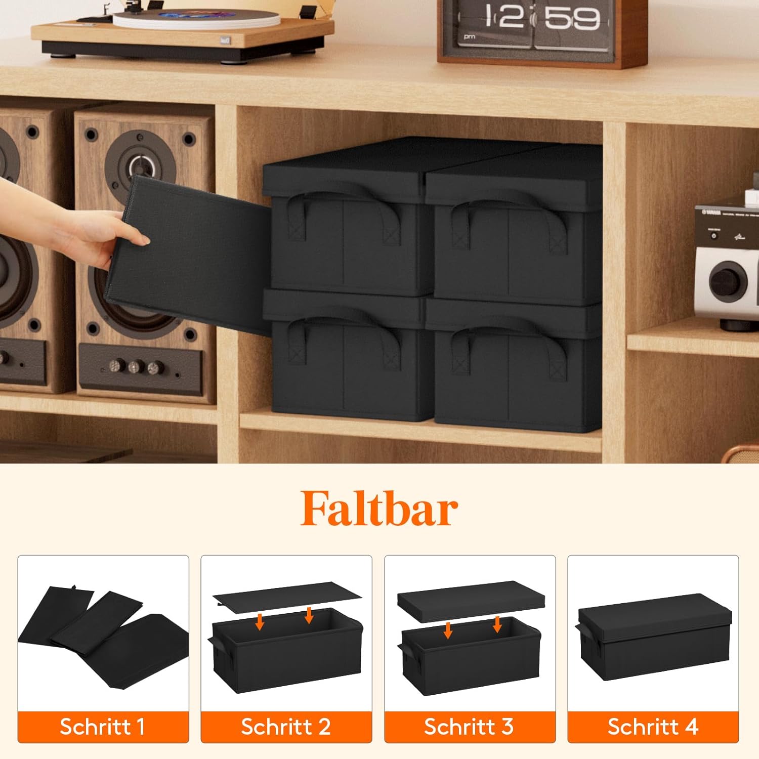 Thumbnail 5 de Lifewit DVD Aufbewahrungsbox 100 DVDs 📦