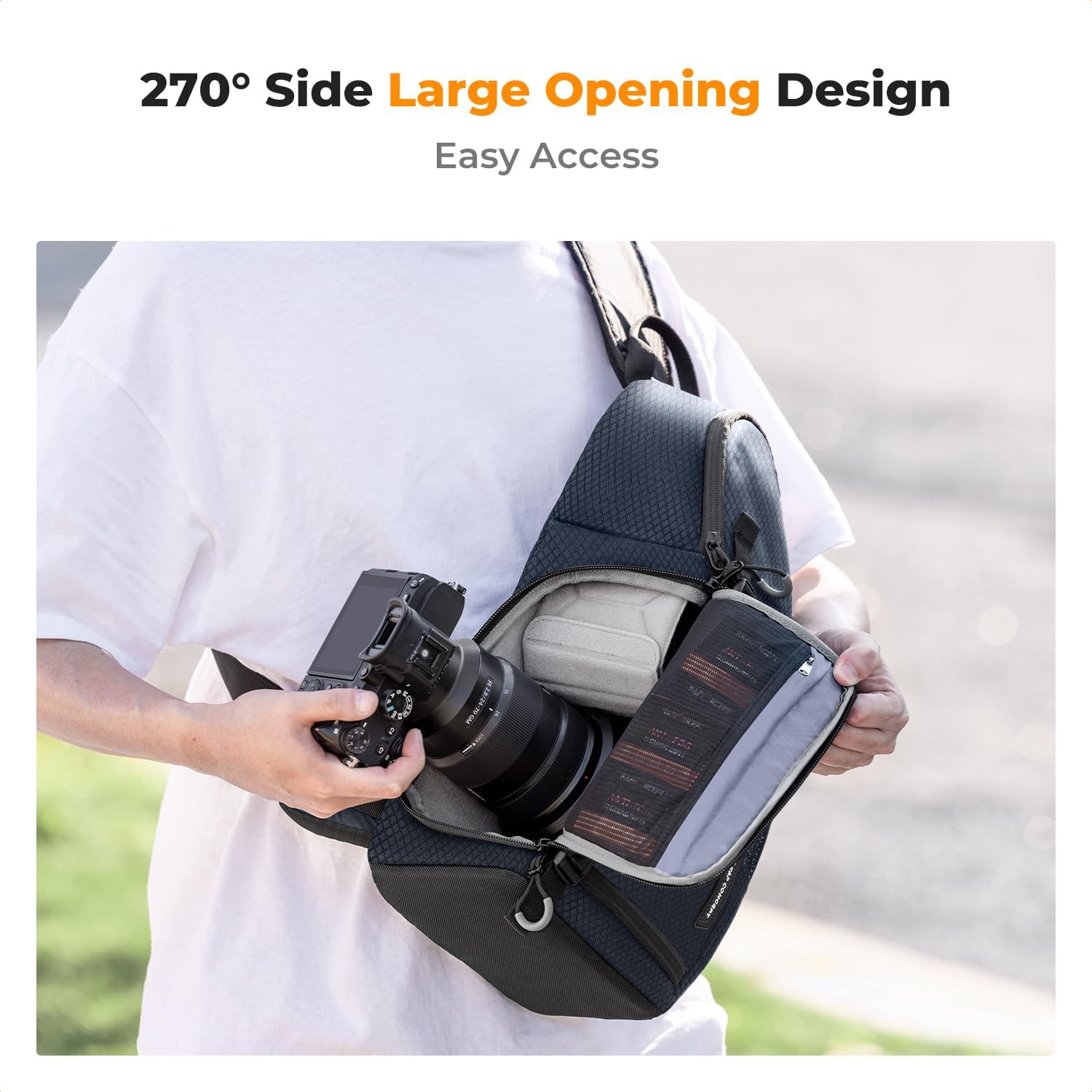 Detalle 2 de K&F Concept Camera Sling Bag waterproof for DSLR