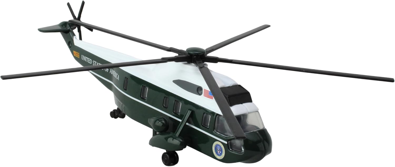 Detalle de Daron RT5760 Marine One VH-3D Sea King 3ピースプレイセット ヘリコプター・ブルー