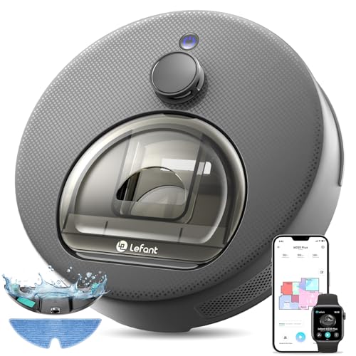 Detalle de Lefant M330 Plus: robot aspirapolvere lavapavimenti 3 in 1 con anti-groviglio e mappa dToF