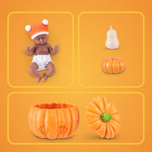Detalle 2 de ZURU My Mini Baby Pumpkin Patch Series 1, muñecas sorpresa coleccionables, pack de 2