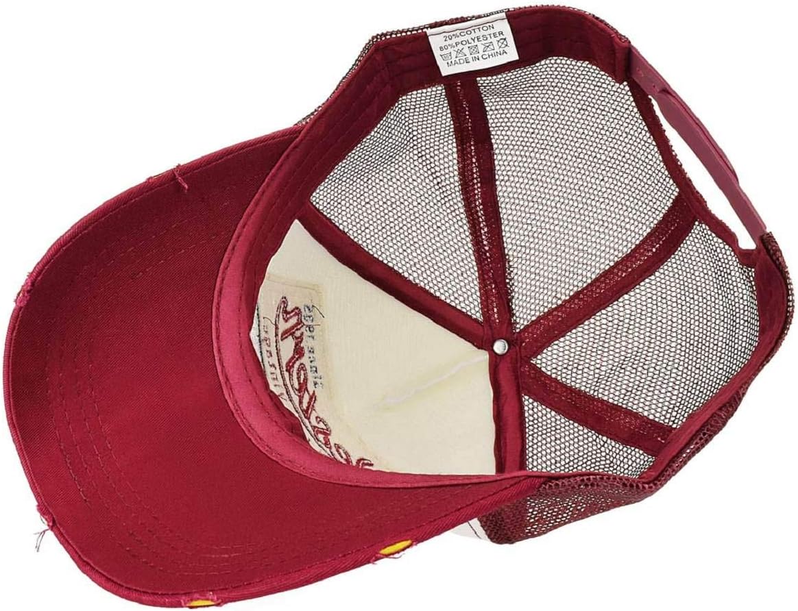 Detalle de heekpek Cappello Uomo Baseball Cappellino con Visiera Estivo Ricamato - Trucker Mesh Vari Colori