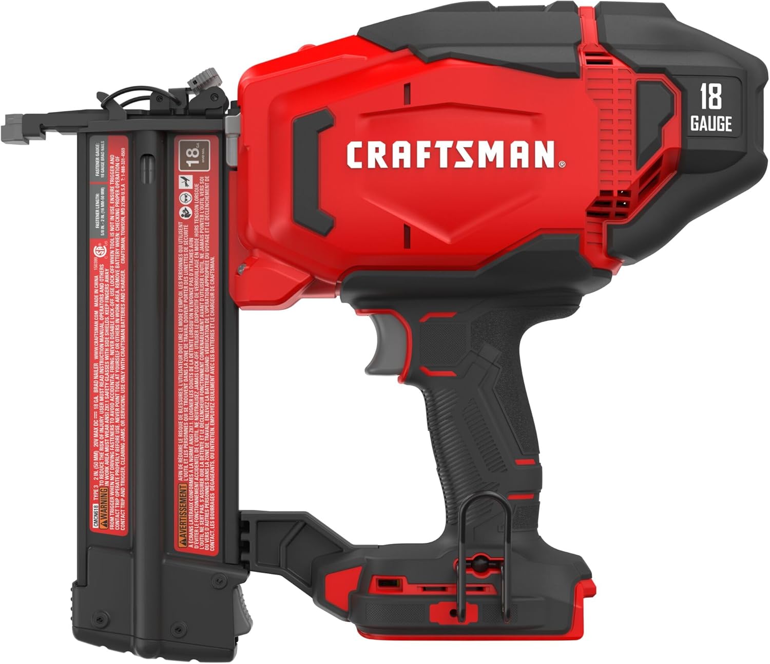 Thumbnail 6 de CRAFTSMAN CMCN618B V20 Brad Nailer 18GA ๐