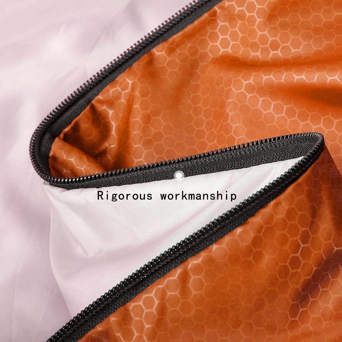 Detalle de Coolzon Schlafsack Outdoor per Campeggio 3-4 Stagioni: ampio, leggero e compatto