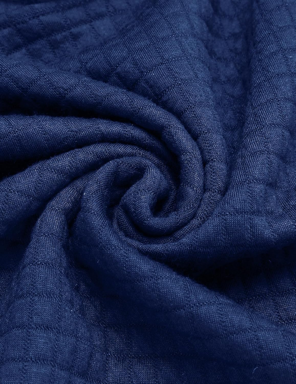 Detalle de COOFANDY Felpa con Cappuccio da Uomo in Maglia Waffle: Comfort casual con tasca a marsupio
