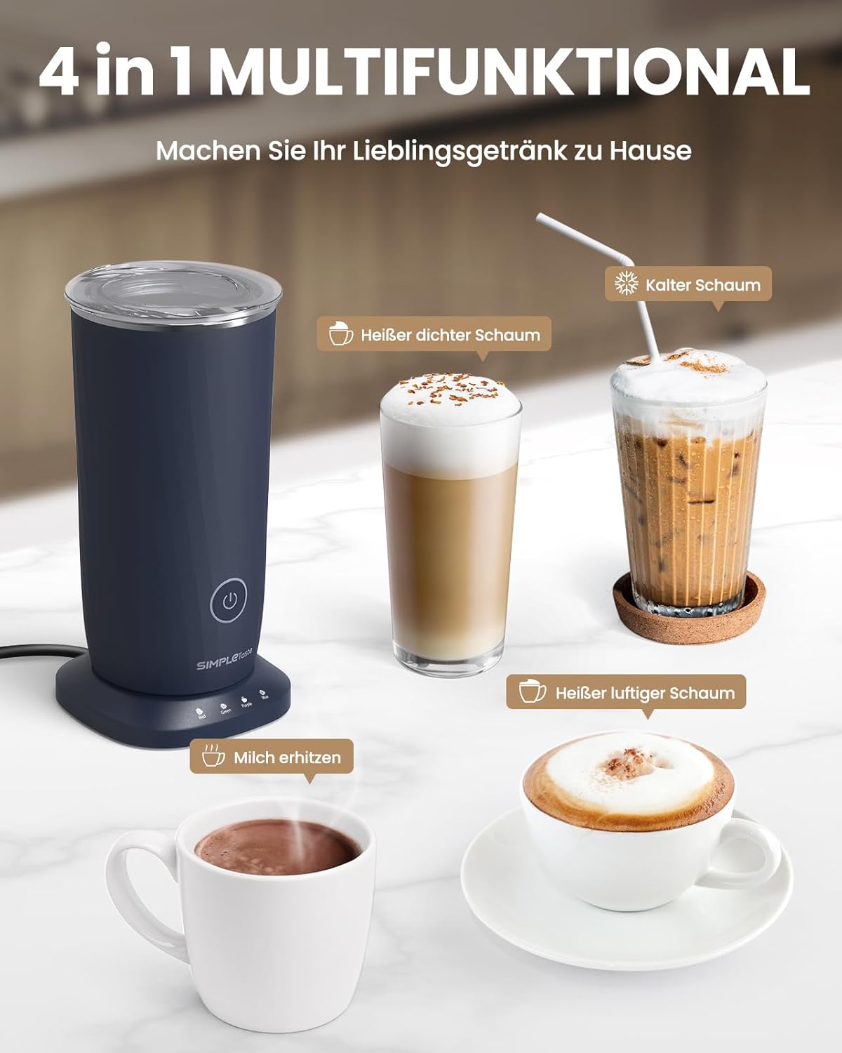 Thumbnail 1 de SIMPLETASTE Milchaufschäumer 240 ml