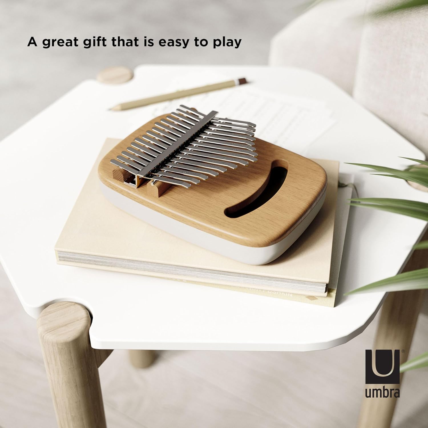 Thumbnail 6 de Umbra Strumba Kalimba Daumenklavier mit 15 Tasten – Tragbares, dekoratives Musikinstrument