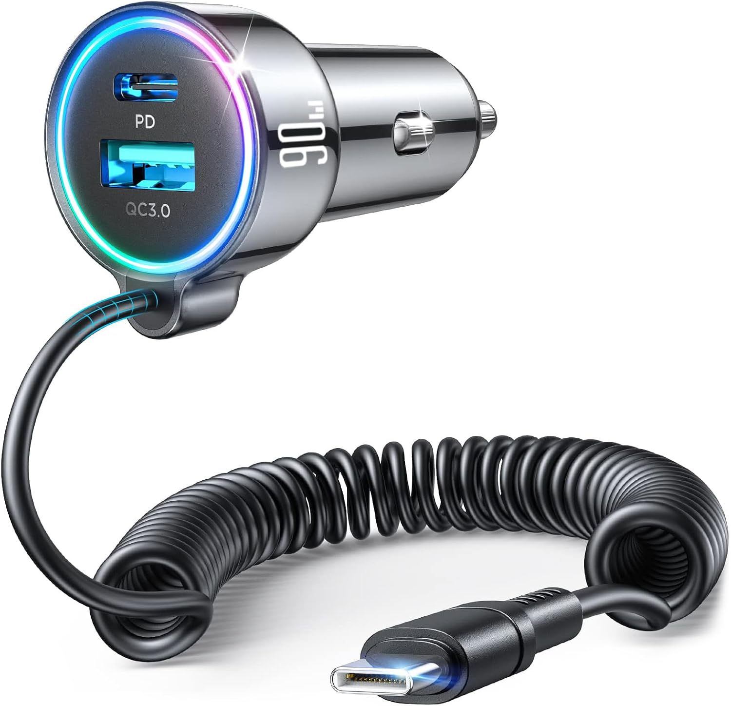 Detalle de USB C 90W Car Charger for iPhone