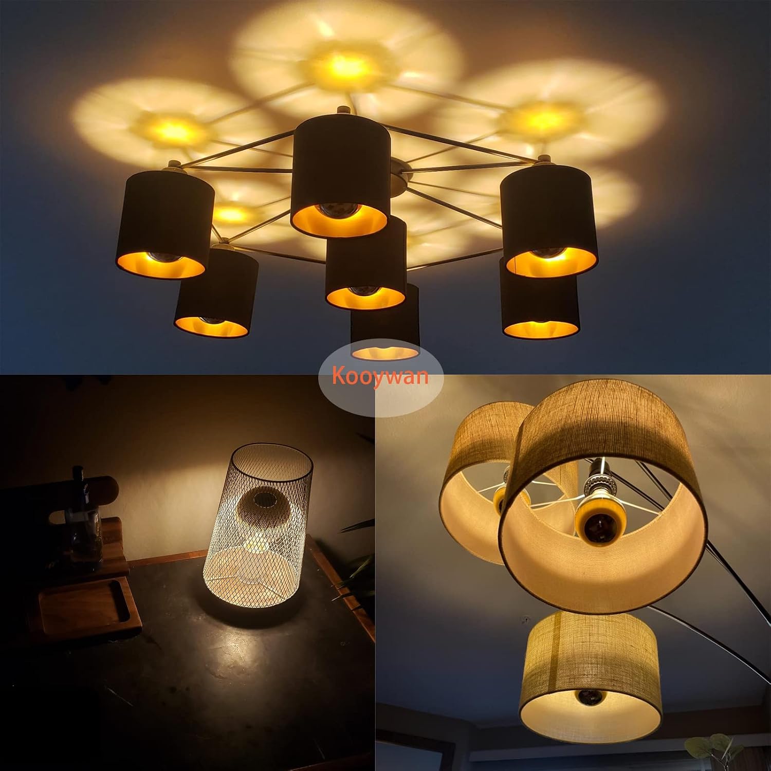 Detalle 2 de KOOYWAN G95 Gold 6W Dimmable LED Globe Bulb