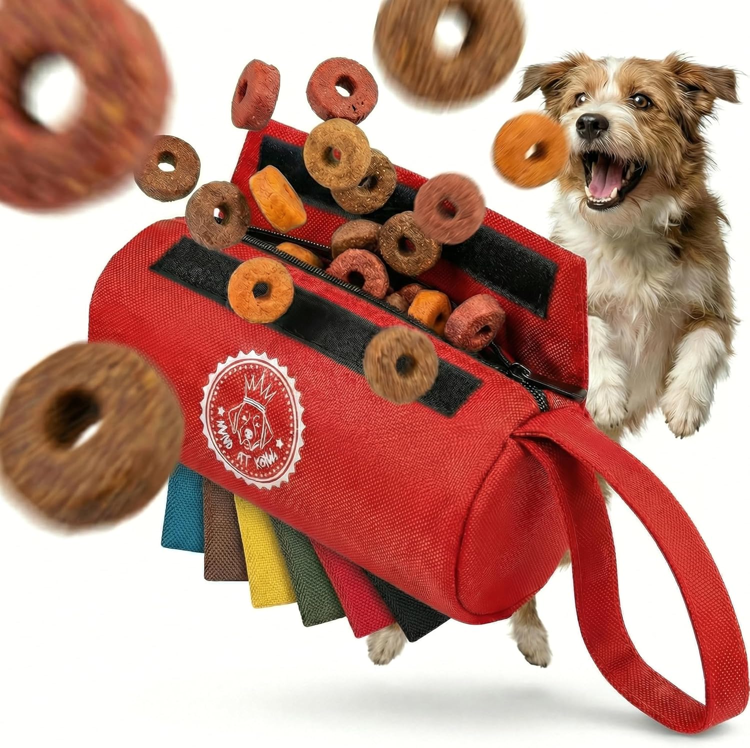 HUND IST KÖNIG Futterdummy für Hunde – Apportierbeutel Training, universal 0,7 L, inkl. Trainings-eBook