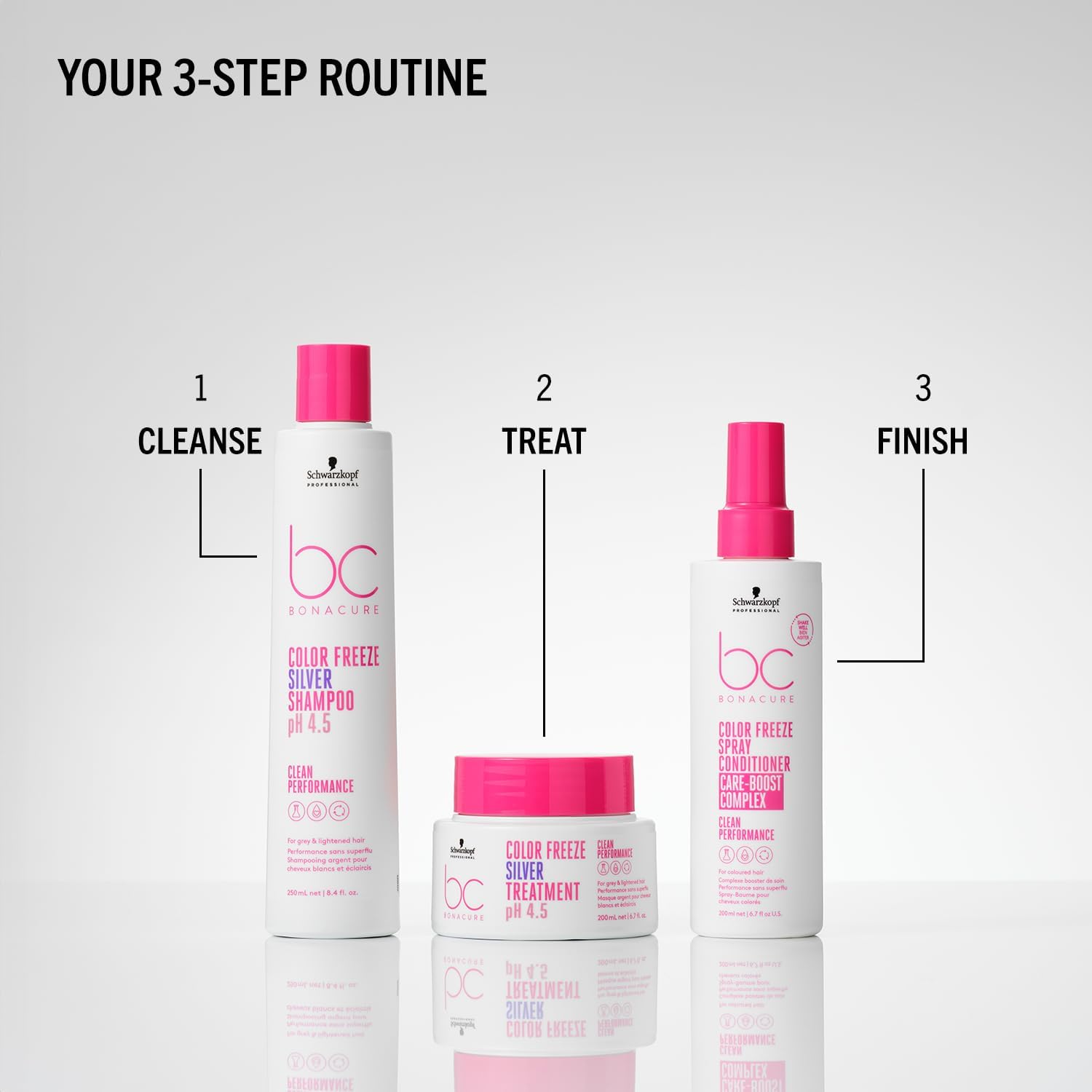 Thumbnail 5 de Schwarzkopf Professional Bonacure Color Freeze Spray Conditioner (200 ml) for porous colour-treated hair