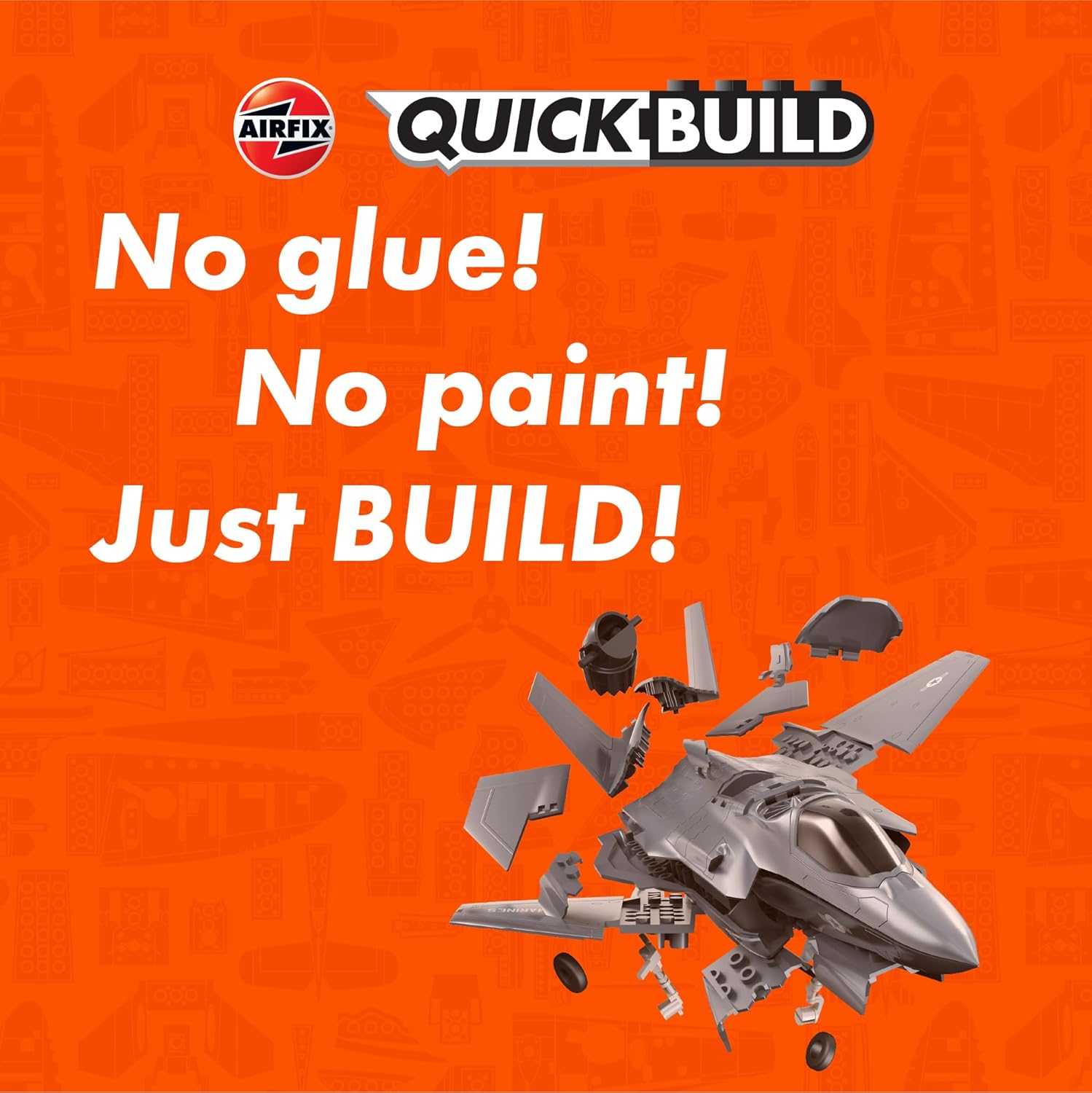 Detalle 2 de Airfix J6040 F-35B QUICKBUILD model kit for kids ✈