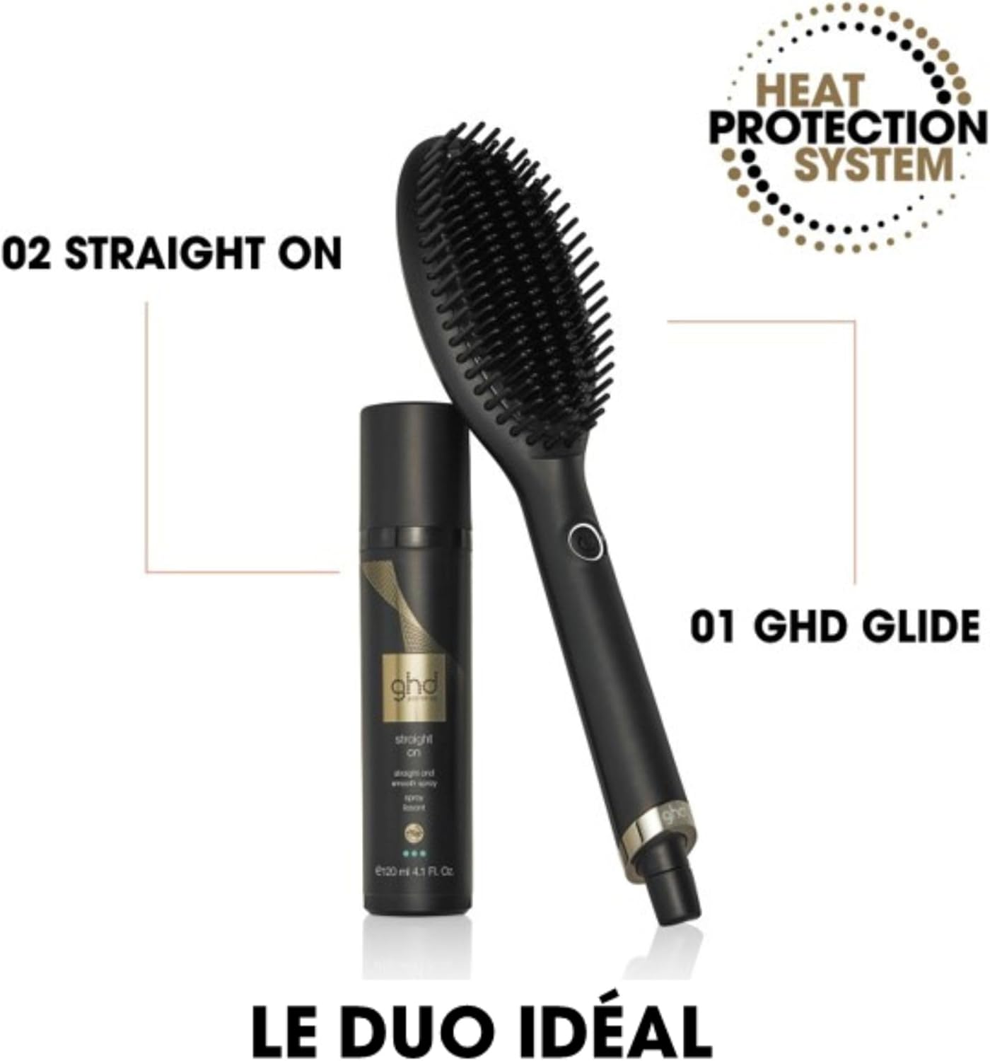 Detalle 2 de ghd Glide: Brosse chauffante lissante pour cheveux secs