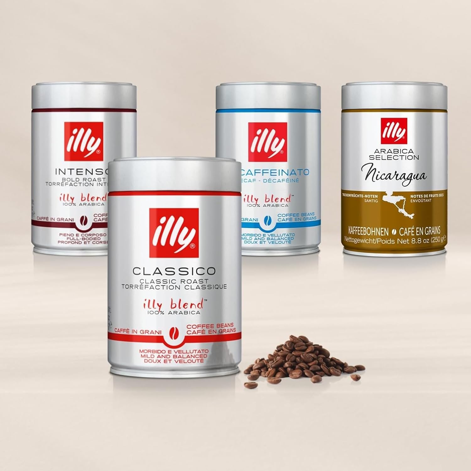 Thumbnail 6 de illy Kaffeebohnen Zum Mahlen INTENSO – 250 g 100% Arabica mit Kakao- und Trockenfruchtaromen