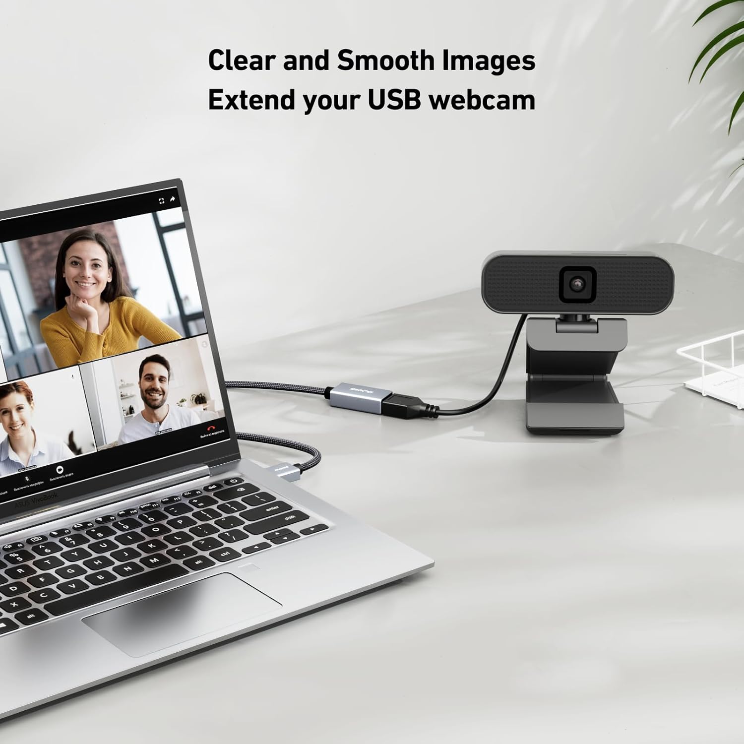 Thumbnail 1 de BENFEI USB 3.0 Verlängerungskabel 5 m (5 Gbps) A-Stecker auf A-Buchse für Webcam & Co.