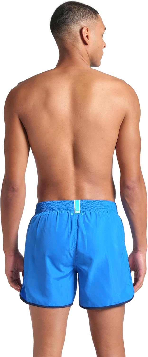 Thumbnail 4 de Short de bain homme Arena Team Stripe Beach – séchage rapide, cordon extérieur et slip intégré