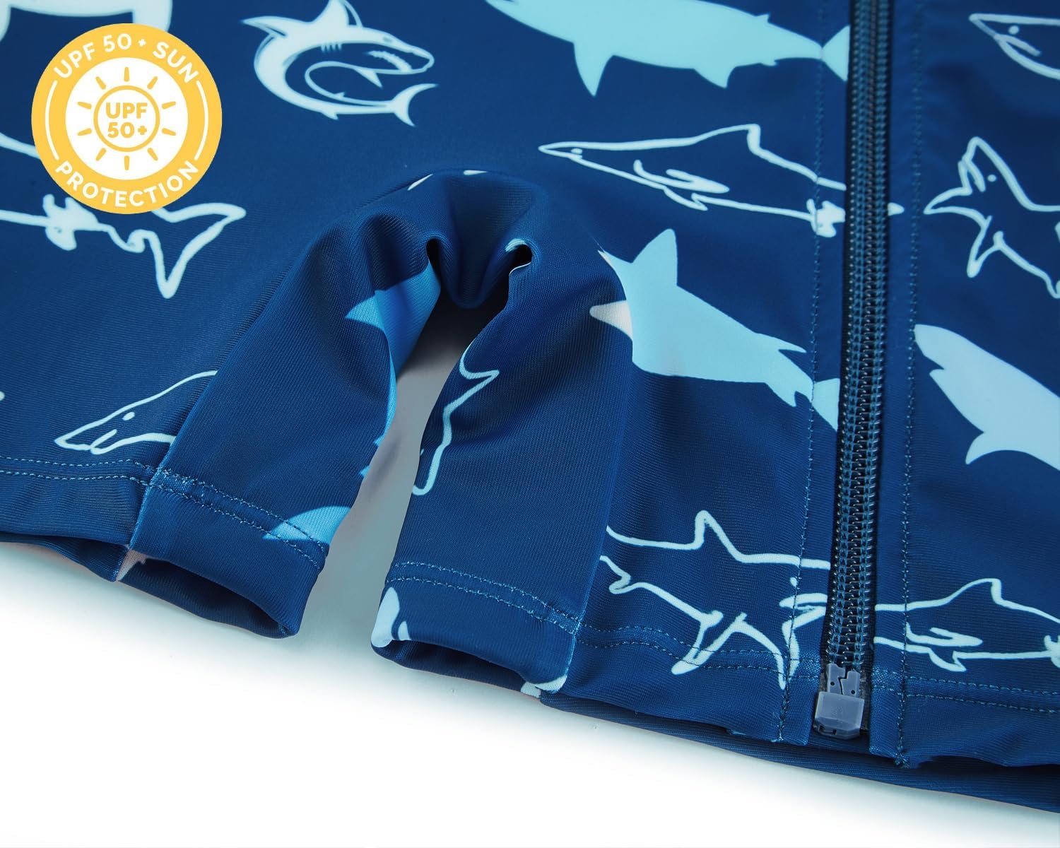 Thumbnail 5 de upandfast Baby rashguard swimsuit with full-length zipper and UPF 50+ protection (toddler one-piece)