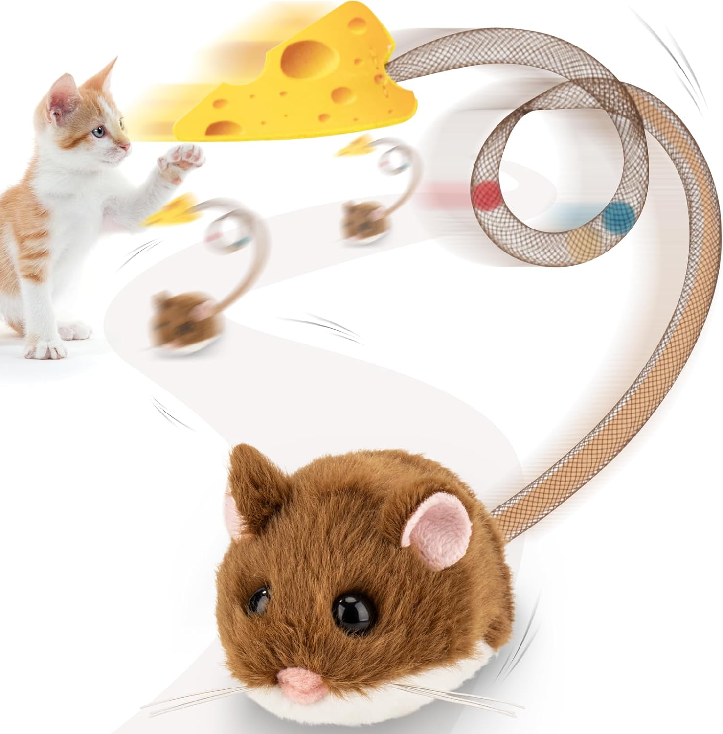 Detalle de Migipaws Migimaus interaktives Katzenspielzeug 350 mAh 🐭