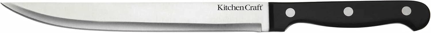 Detalle 1 de KitchenCraft KC BLUE 5-Piece Knife Set with Stainless Steel Blades and Block