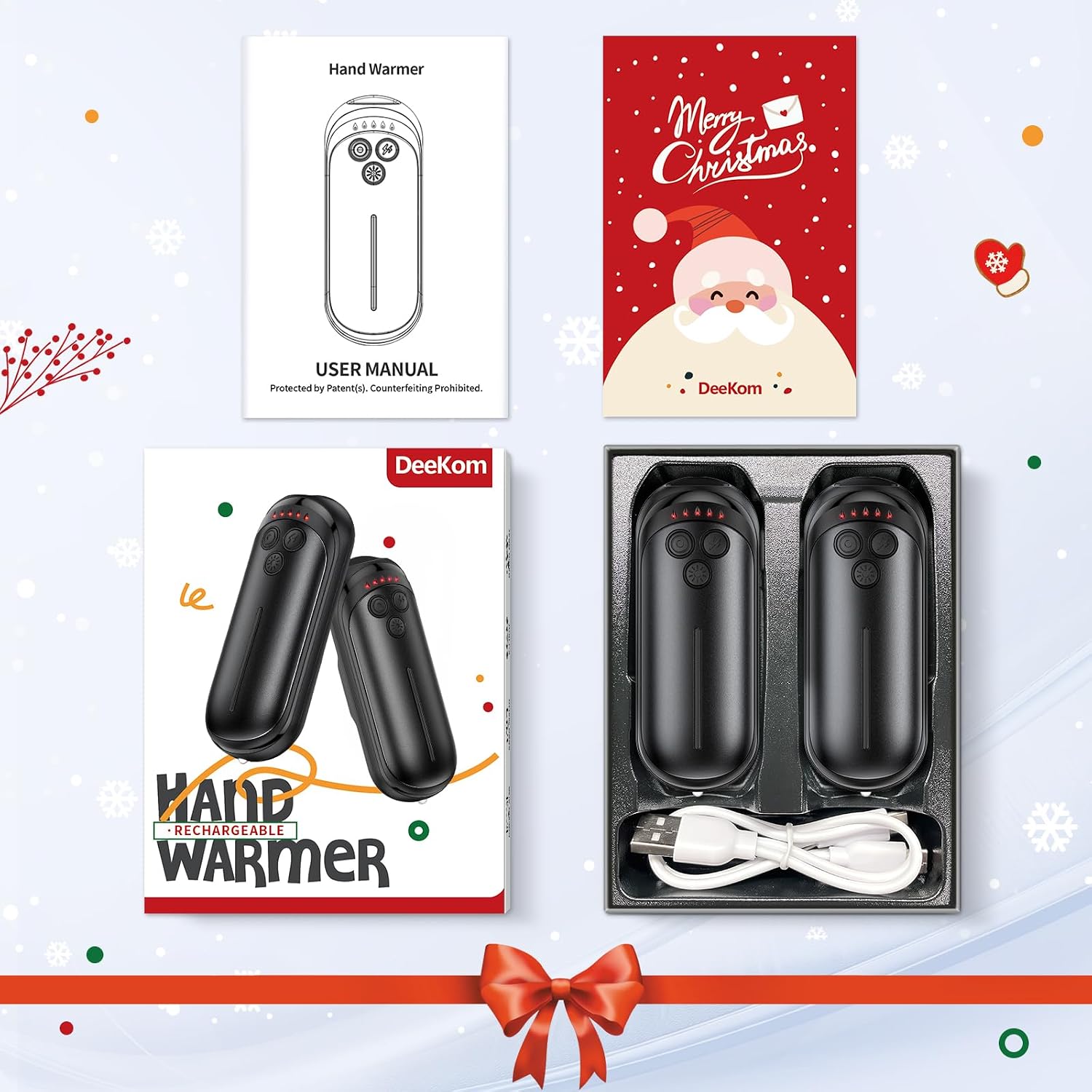 Thumbnail 6 de DeeKom 806 Rechargeable Hand Warmers, 2-Pack with 5 Heat Levels