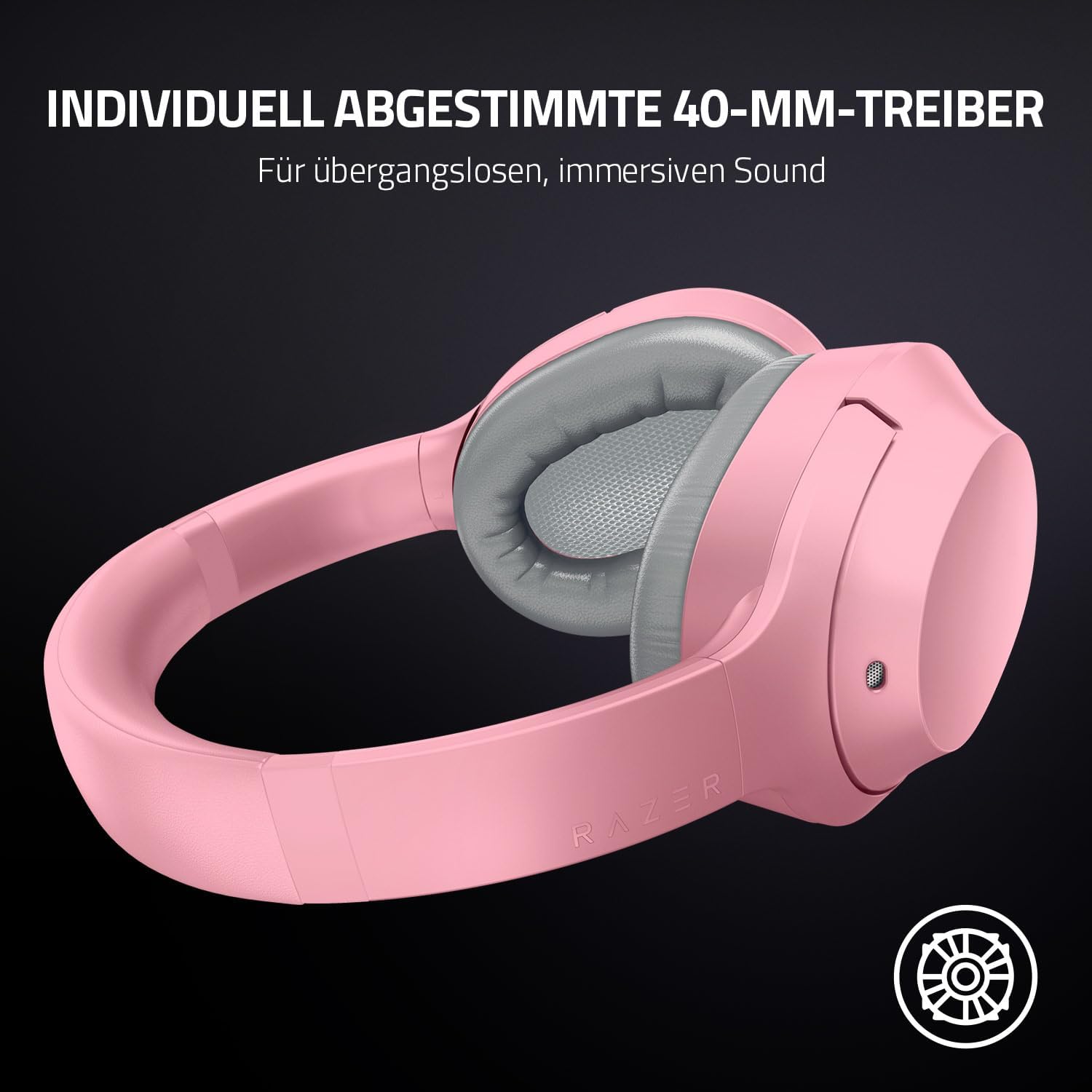 Detalle 2 de Razer Opus X – Kabelloses Headset mit ANC, niedriger Latenz und 40-mm Treibern