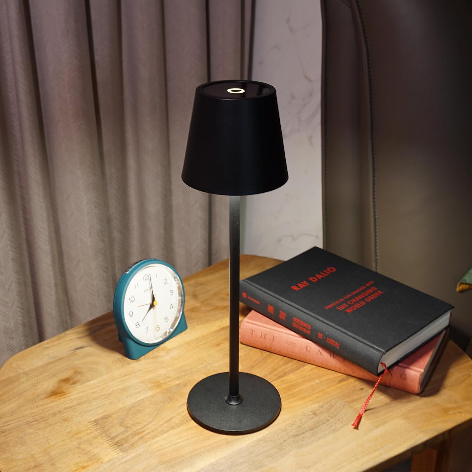 Detalle de DILUMEN LED Akku-Tischlampe mit Touch 3000K