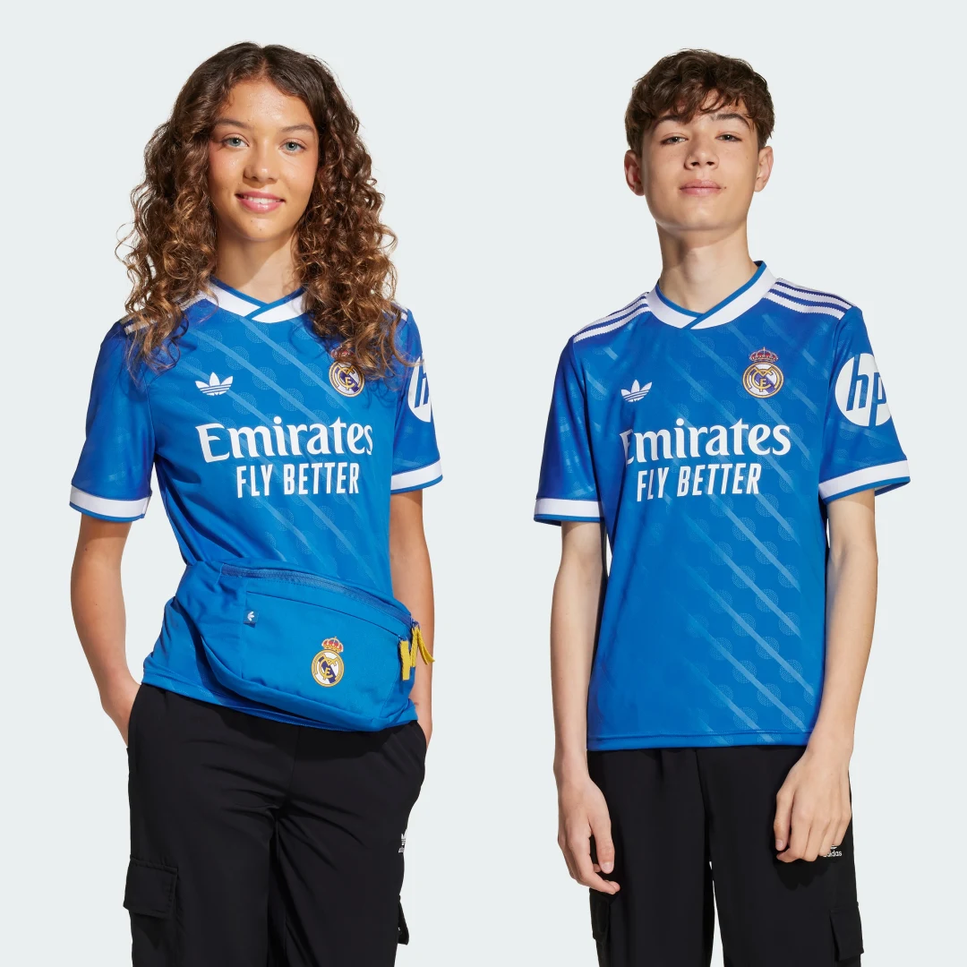 Detalle de Camiseta tercera equipación Real Madrid 25/26 (infantil) – Adidas