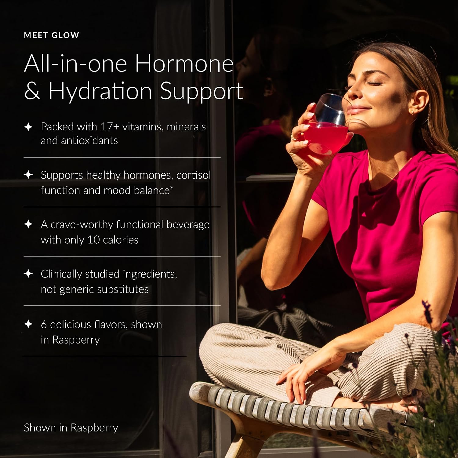 Thumbnail 1 de BEAM Glow Hormone Support & Cortisol Supplement for Women with Ashwagandha
