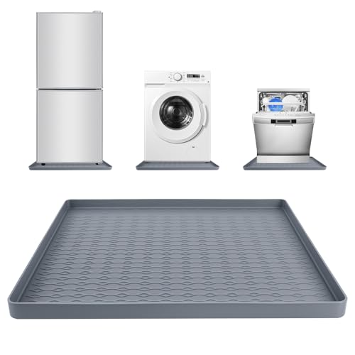 Detalle de Bafeil 60×60cm Silicone Floor Mat: Multifunction Drip Tray and Appliance Protector