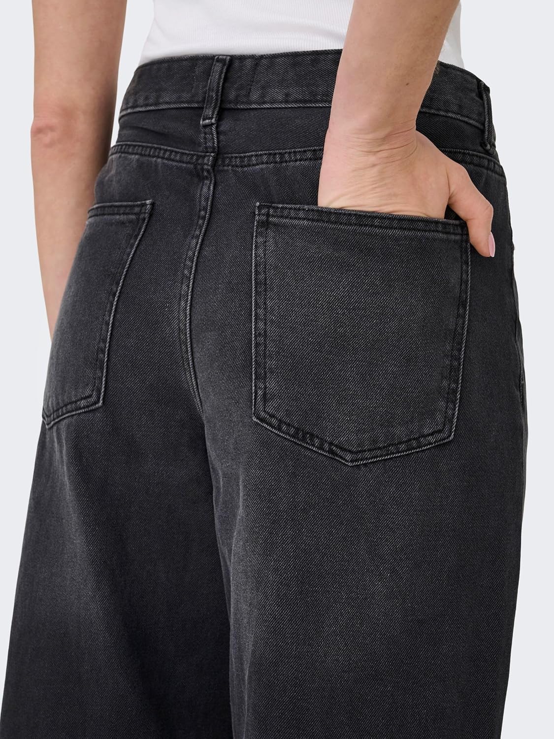 Thumbnail 6 de ONLY Onlgiorgia MW Asym Baggy Strai DNM Tai jeans donna con taglio baggy