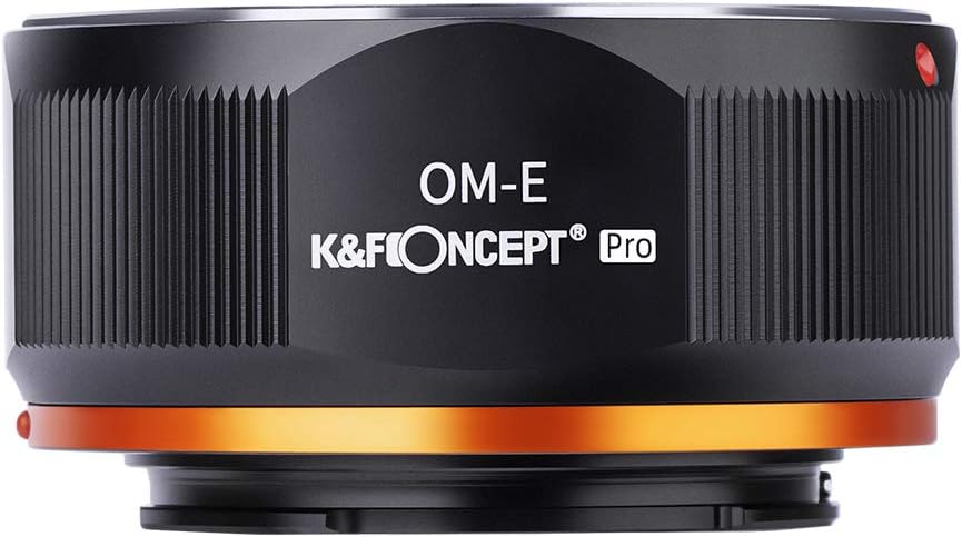 Detalle de K&F CONCEPT Adapterring: Olympus OM-Objektive auf Sony E-Mount Kameras