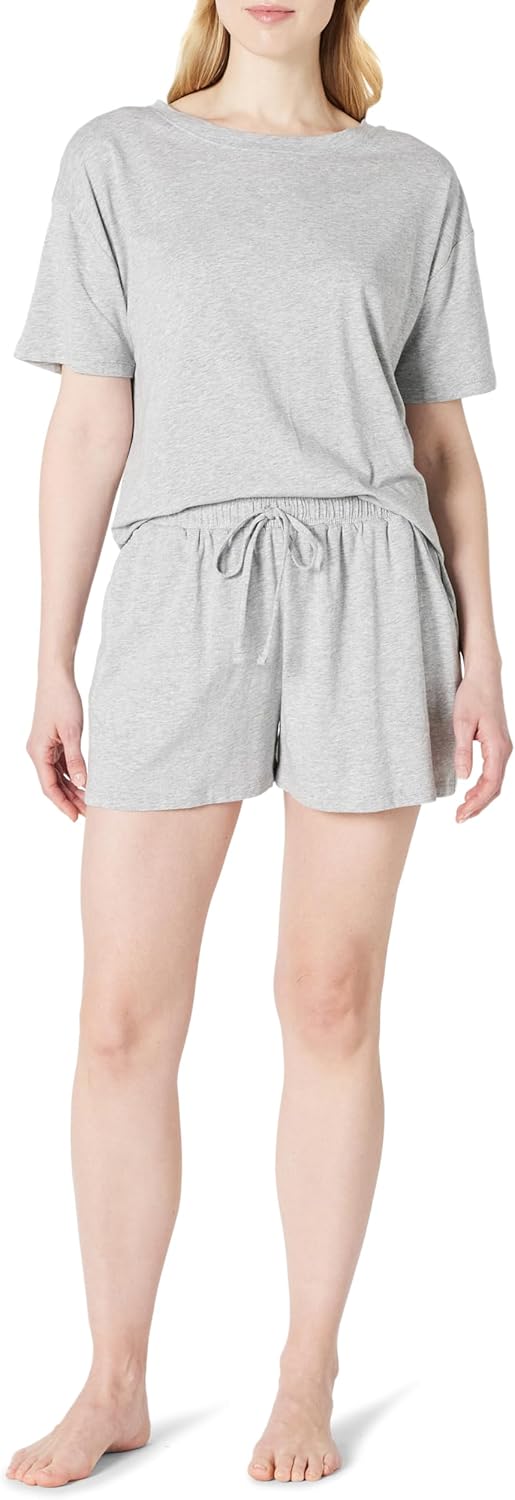 Thumbnail 6 de Amazon Essentials Women's Soft Cotton Blend Short-Sleeve T-Shirt and Short Sleepwear Set