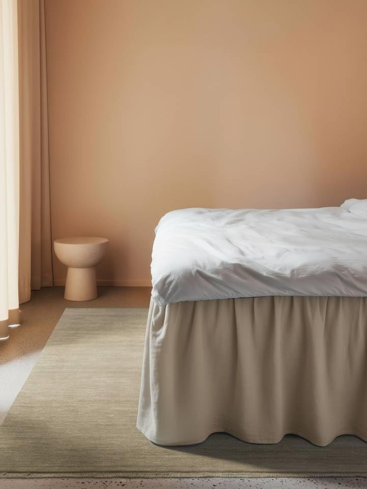 Detalle de RugVista Handloom fringes – ręcznie wykonany dywan shaggy 250 x 350 cm, greige