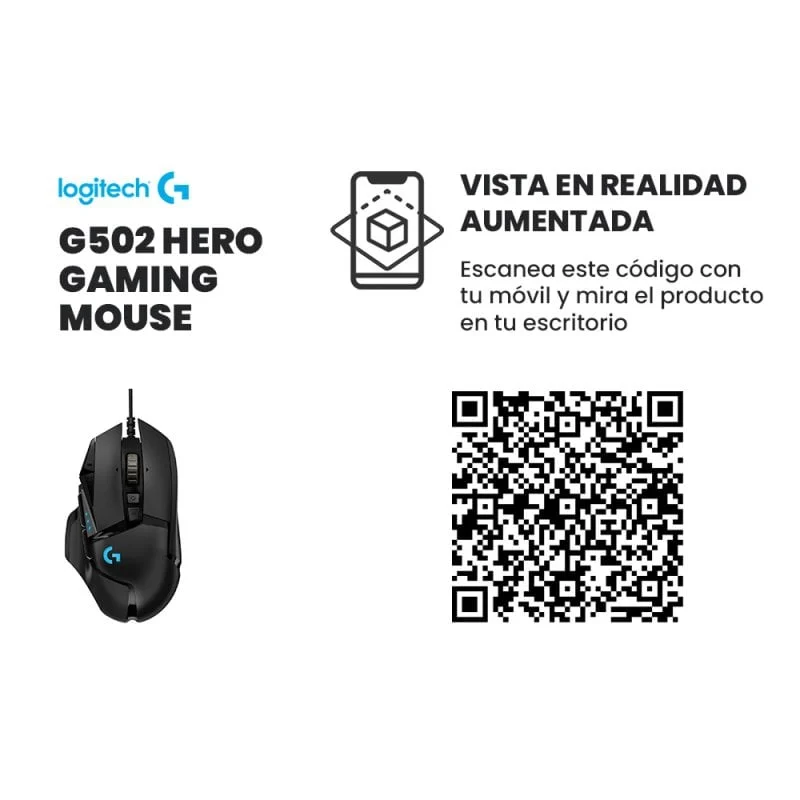 Thumbnail 3 de Logitech G502 Hero Ratón Gaming Ergonomía 25600DPI 🖱