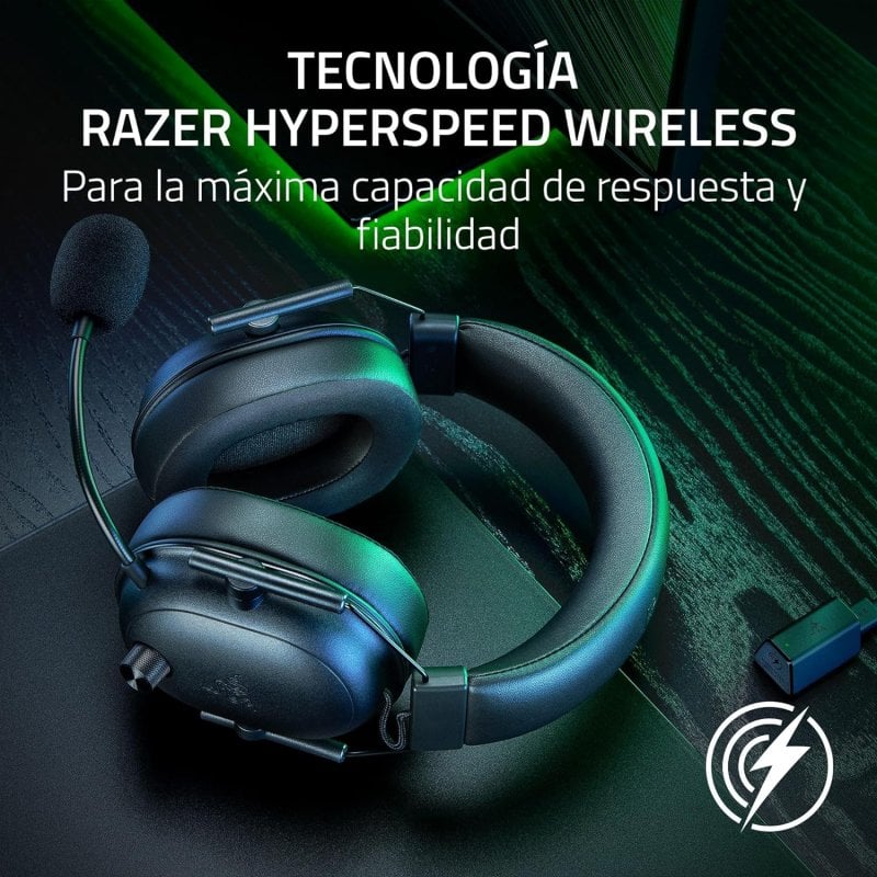 Thumbnail 1 de Razer BlackShark V2 HyperSpeed Auriculares gaming inalámbricos negros 🎧
