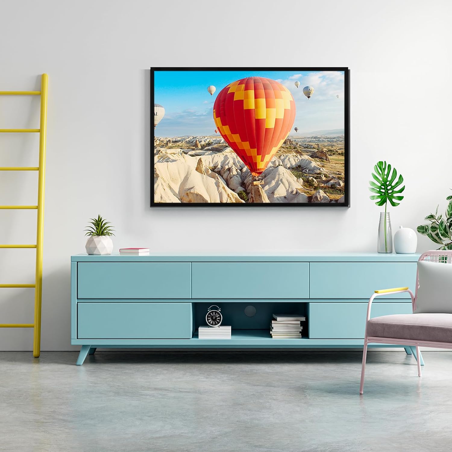 Thumbnail 6 de Veleclo 22.375x34 Picture Frame (Black) with Shatter-Resistant Plexiglass for Wall Display, 1 Pack