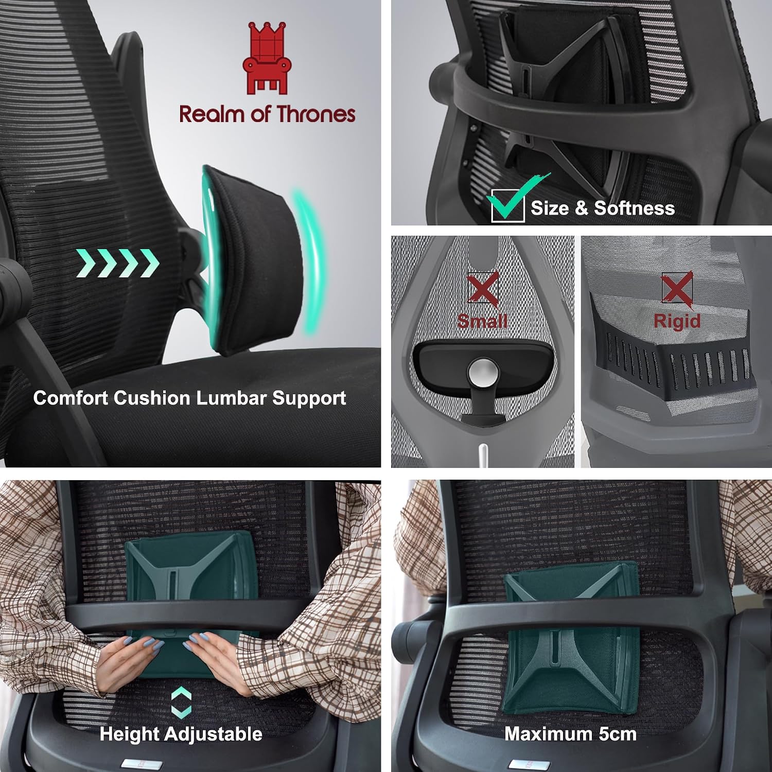 Thumbnail 4 de Realm of Thrones CAPTAIN ergonomic office chair
