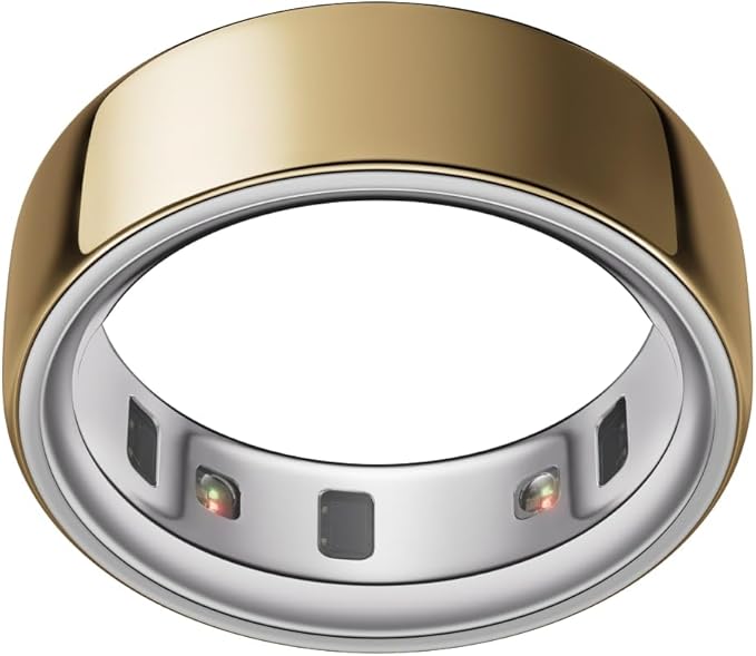 Detalle de OURA Ring 4 Gold 💍 Monitor de Sueño, FC y Estrés - Talla 8