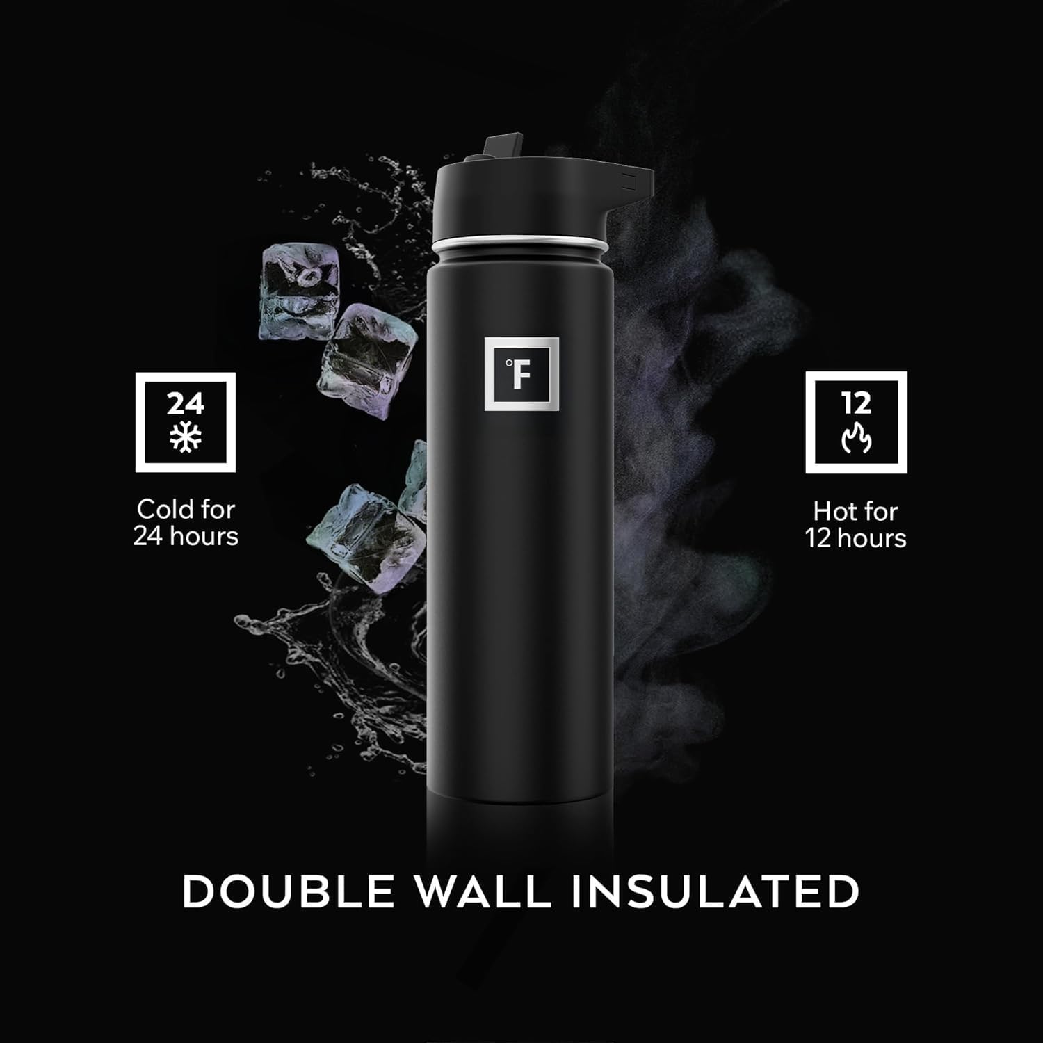 Thumbnail 3 de Insulated Water Bottle 650 ml with Straw