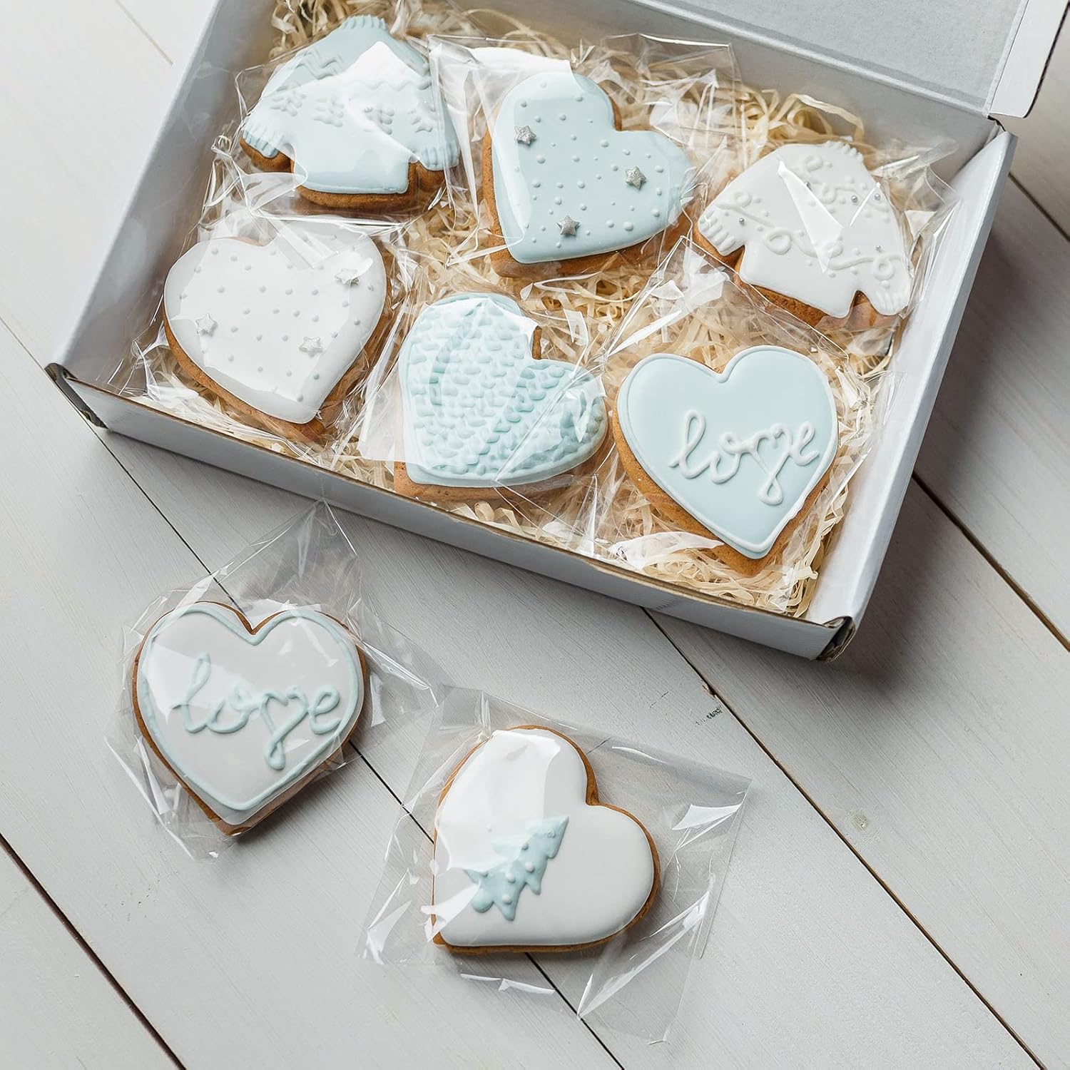 Thumbnail 4 de Morepack 5x7 Inch Self-Sealing Cellophane Bags — 200 Clear Resealable Bags for Cookies and More