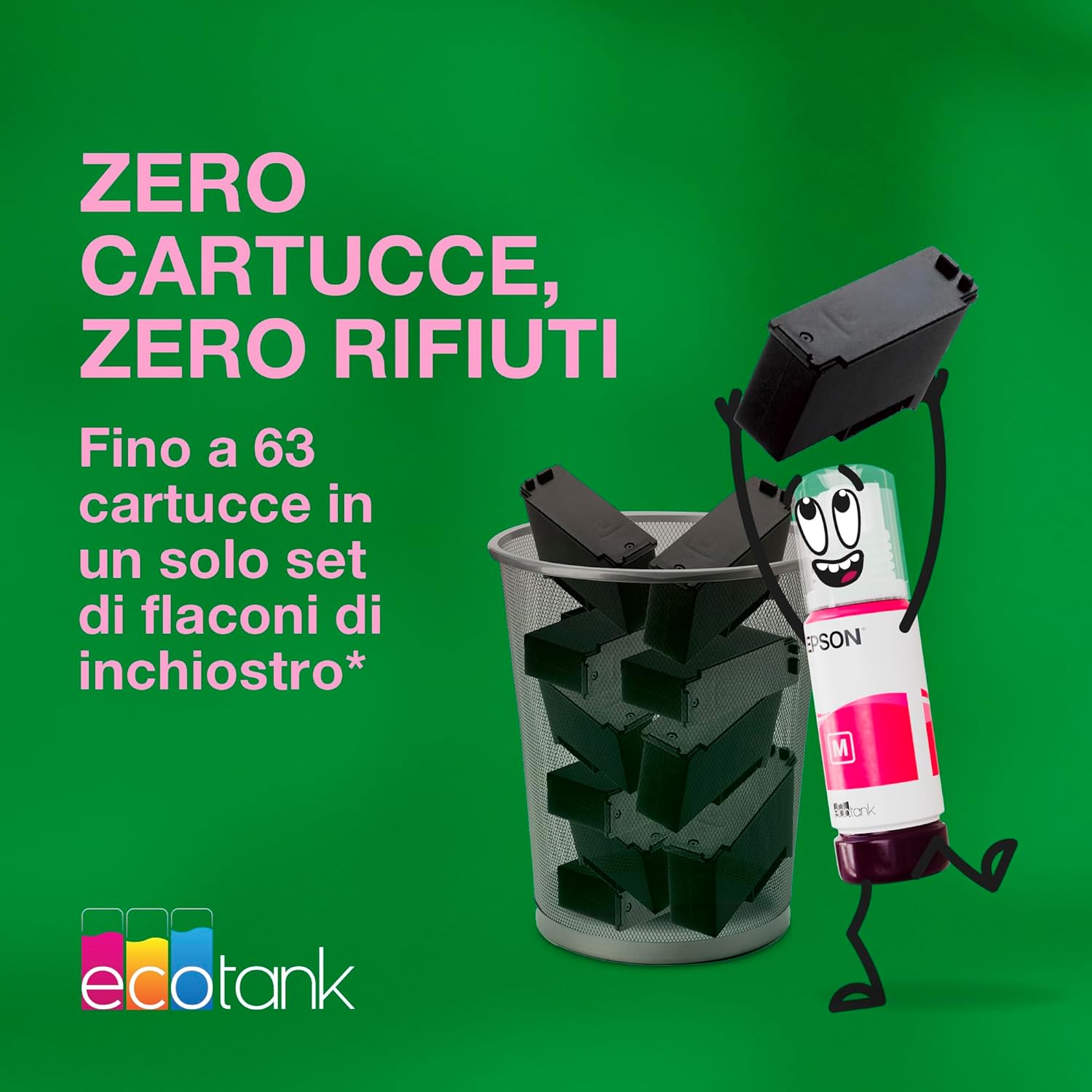 Thumbnail 4 de Epson EcoTank ET-3950 stampante multifunzione con serbatoi d’inchiostro, Wi‑Fi e ADF per A4