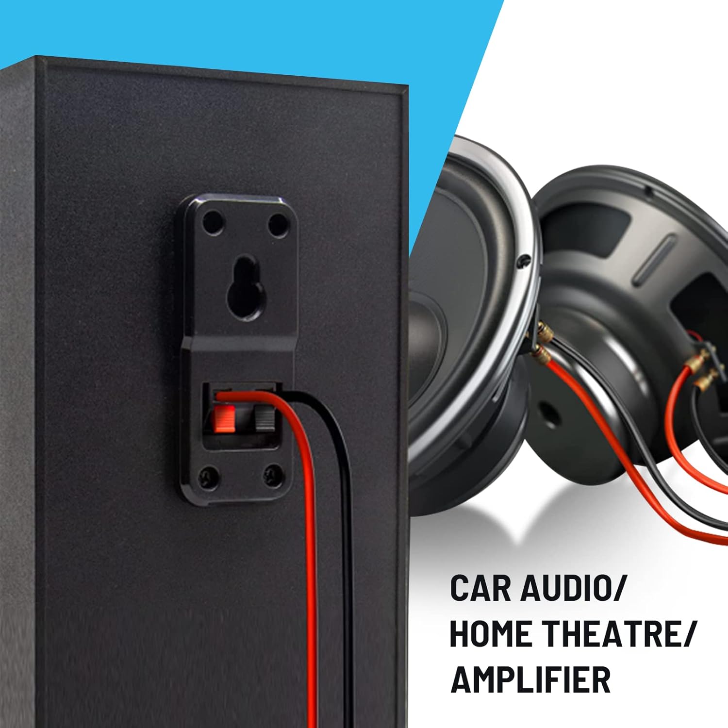 Thumbnail 4 de ADILSWIL 14AWG 150ft 2-Conductor Speaker Wire (Red/Black) for Low-Voltage LED & DC Hookups