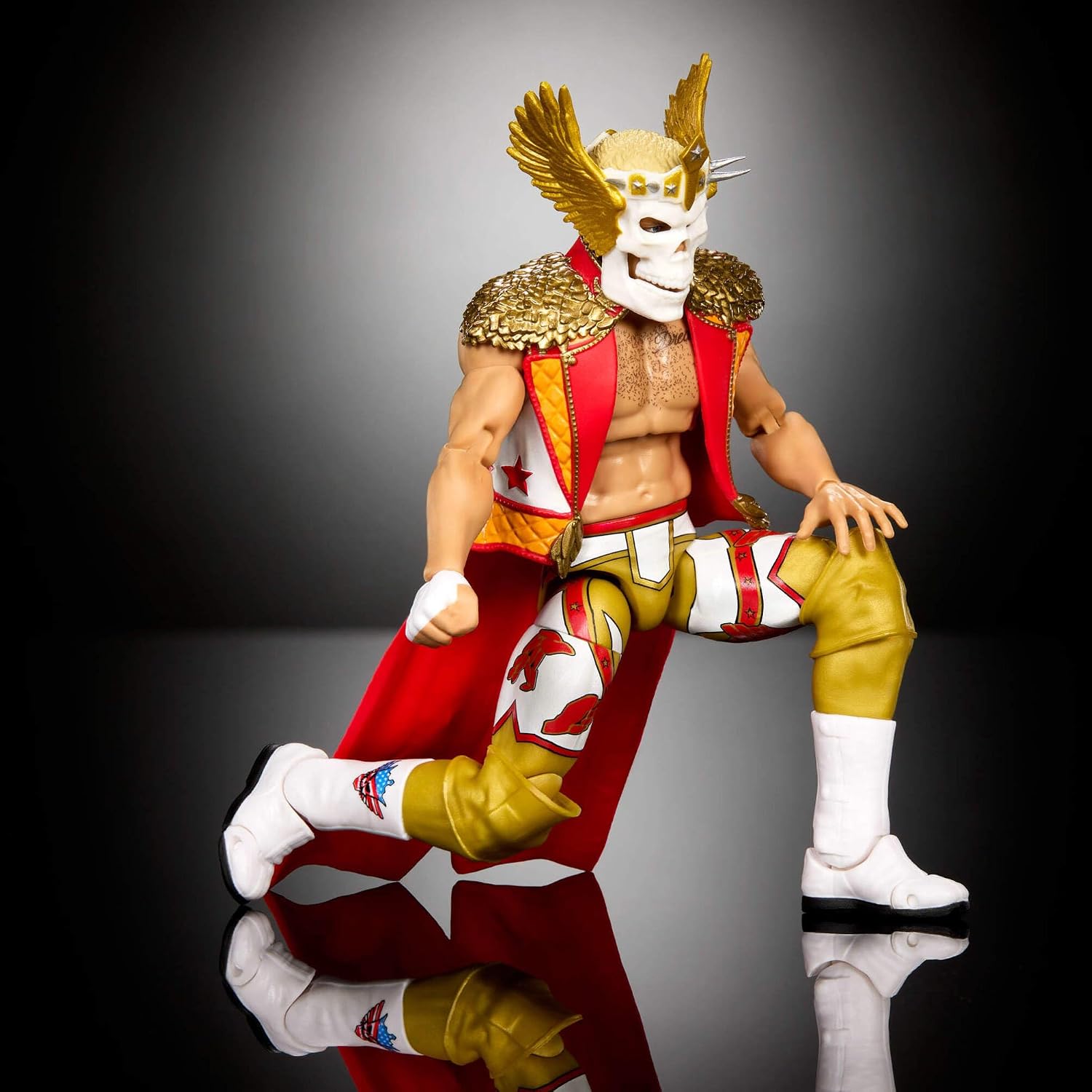 Detalle 2 de Mattel WWE Ultimate Edition Action Figure Set (Cody Rhodes, 6-inch) with Swappable Heads & Hands, JHV89