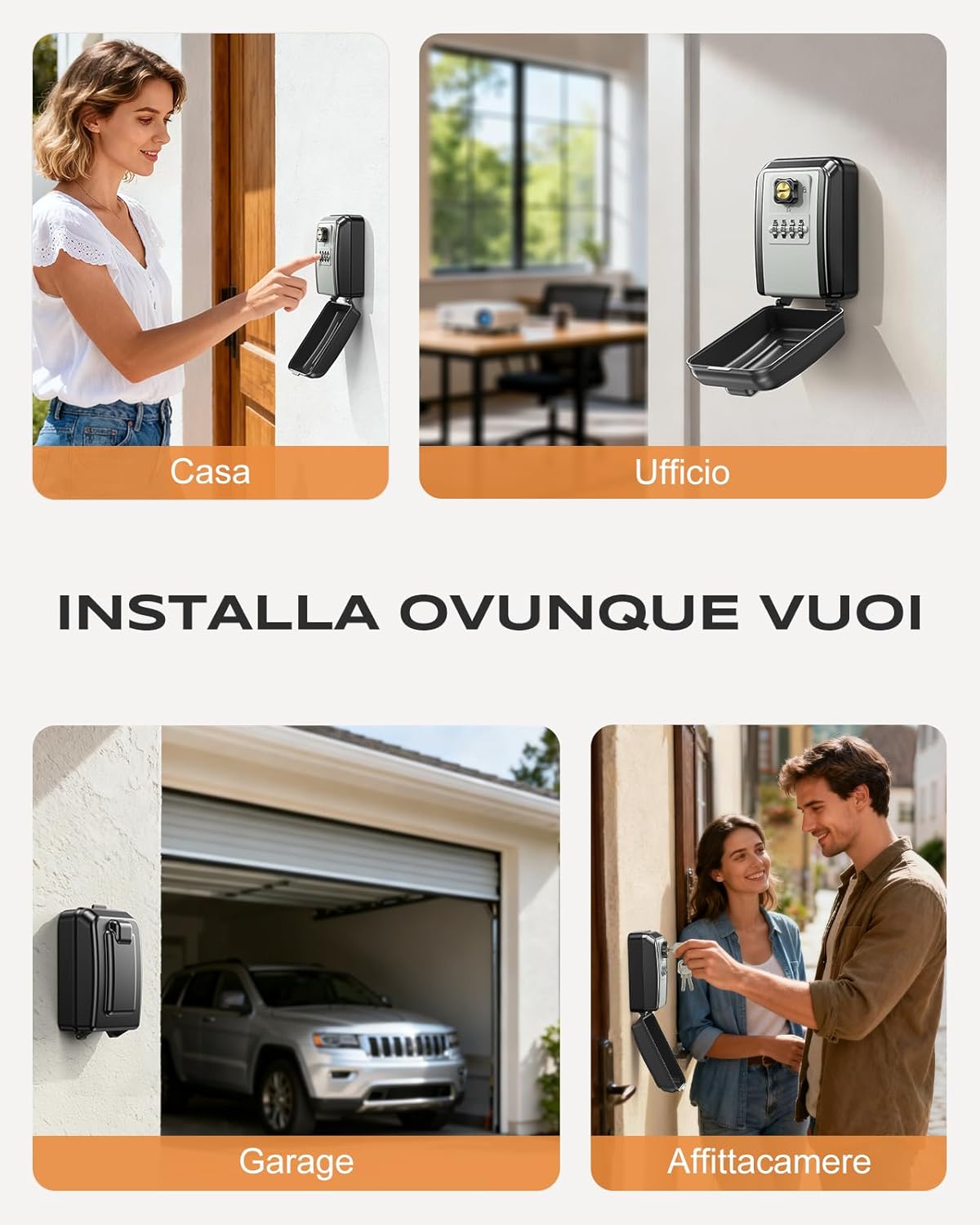 Thumbnail 4 de Mohard Key Box cassetta chiavi 105x60x45 mm 🗝️