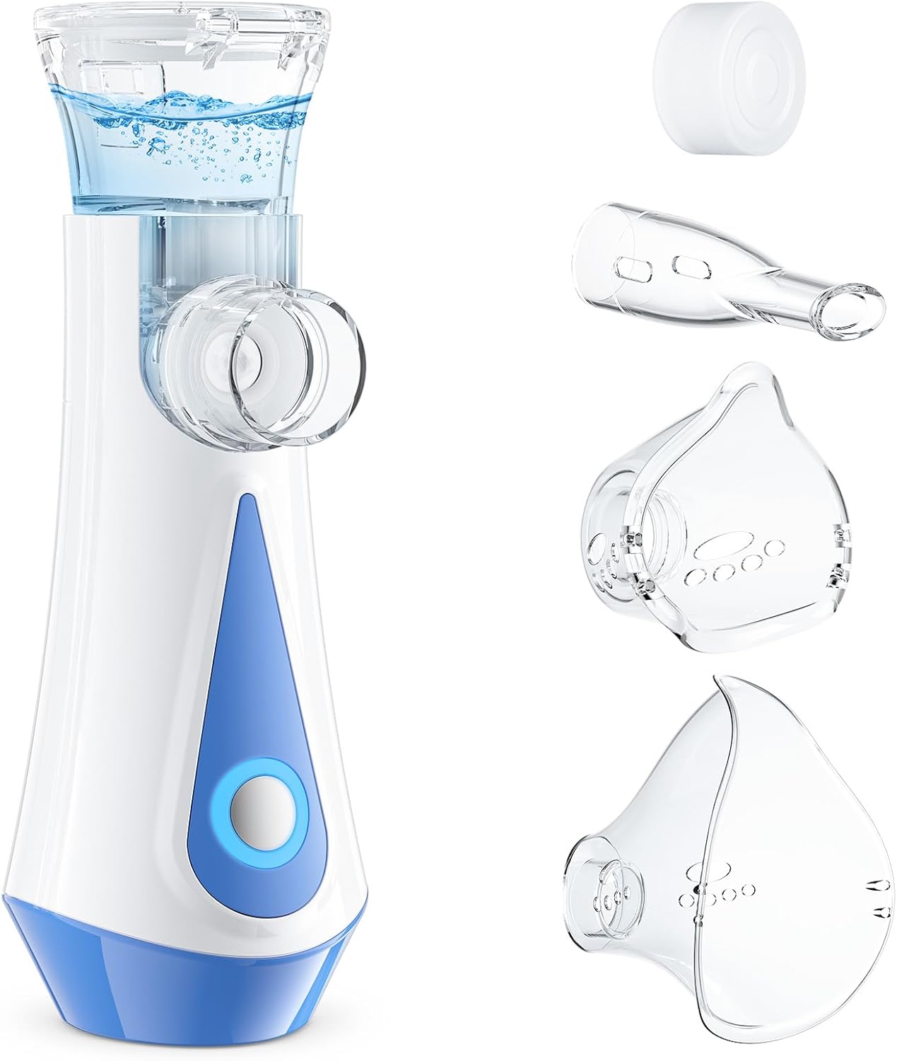 Thumbnail 6 de Inhalationsgerät, JOSSIS Ultra Leise Inhaliergeräte für Erwachsene, Kinder, Partikelgröße 1-5µm, Einstellbarer Sprühnebel, Aufladbarer Inhalator
Inhalationsgerät, JOSSIS Ultra Leise Inhaliergeräte f…