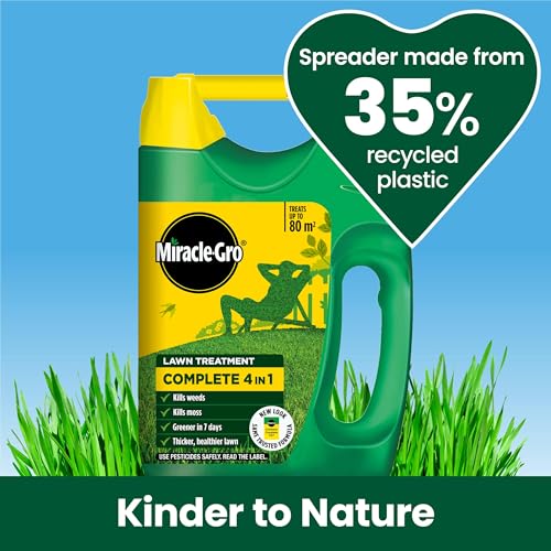 Thumbnail 7 de Miracle-Gro Complete 4 in 1 Lawn Food, 80 m² Handheld Spreader: Weed, Moss Control & Lawn Feed